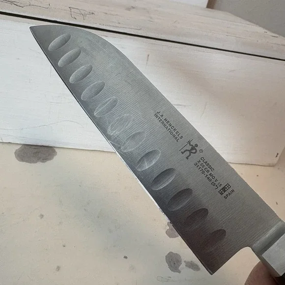 J.A. Henckels International Santoku Knife Hollow Edge Blade Full Tang 31170-140